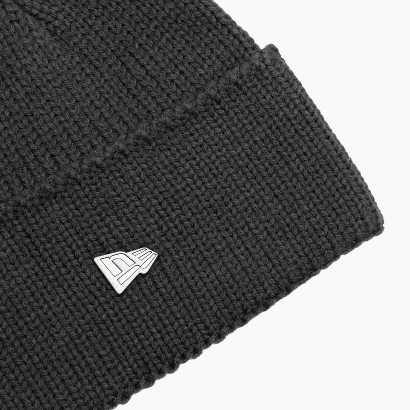 New Era Ne Wide Beanie zimná čiapka tmavosivá 3