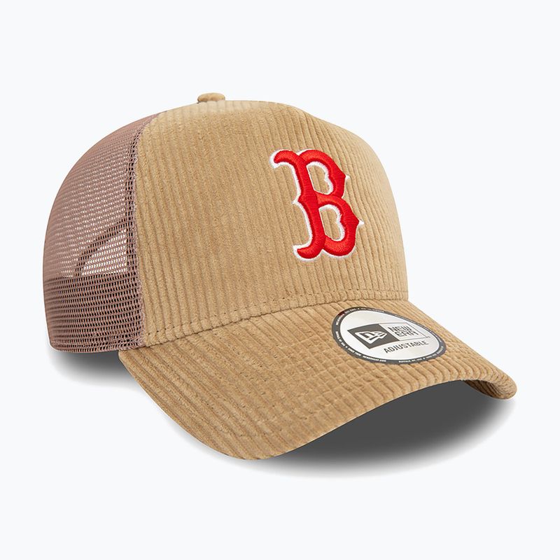 Šiltovka New Era Cord Trucker Red Sox med beige