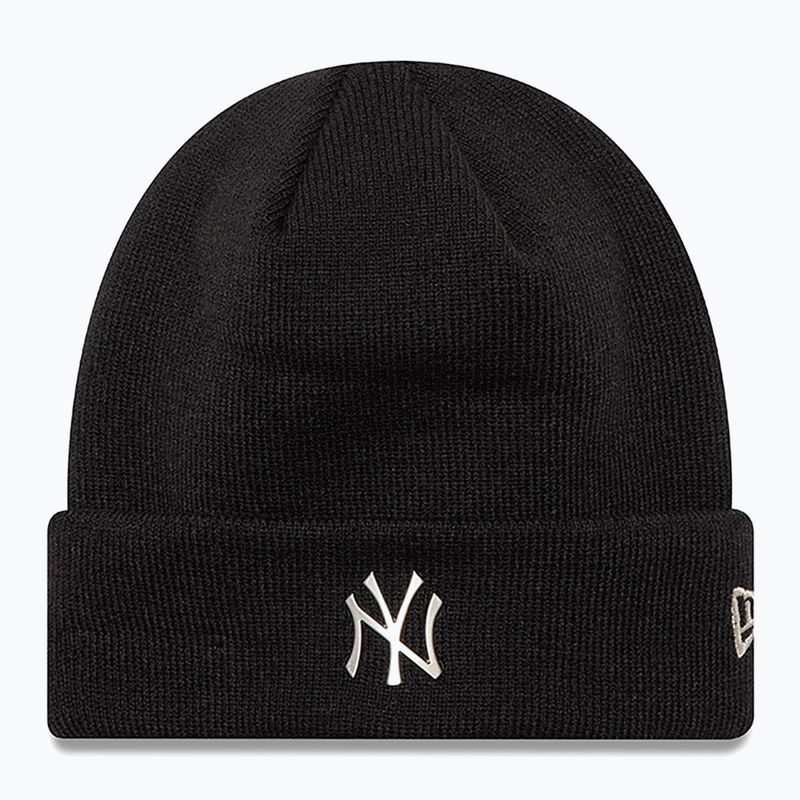 Zimná čiapka New Era Metallic Beanie Nyy black