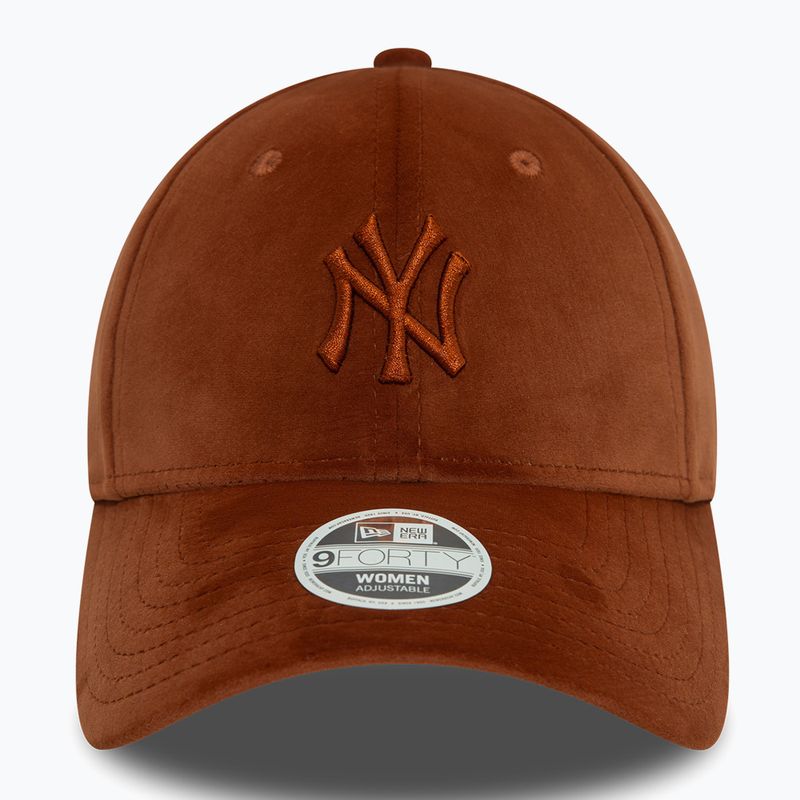 Dámska šiltovka New Era Velour Midi 9FORTY New York Yankees brown 3