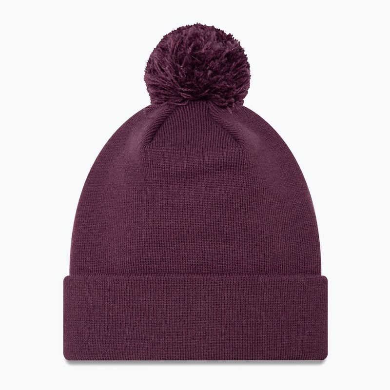 Dámska šiltovka New Era Metallic Bobble Knit Beanie New York Yankees dark purple 2