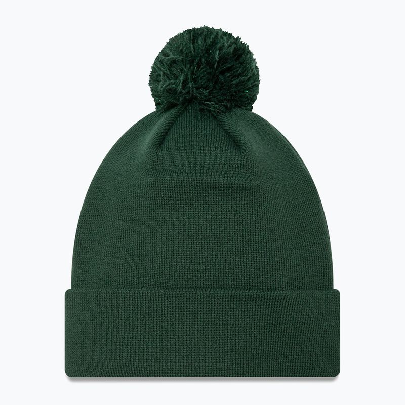 Dámska šiltovka New Era Metallic Bobble Knit Beanie Los Angeles Dodgers dark green 2