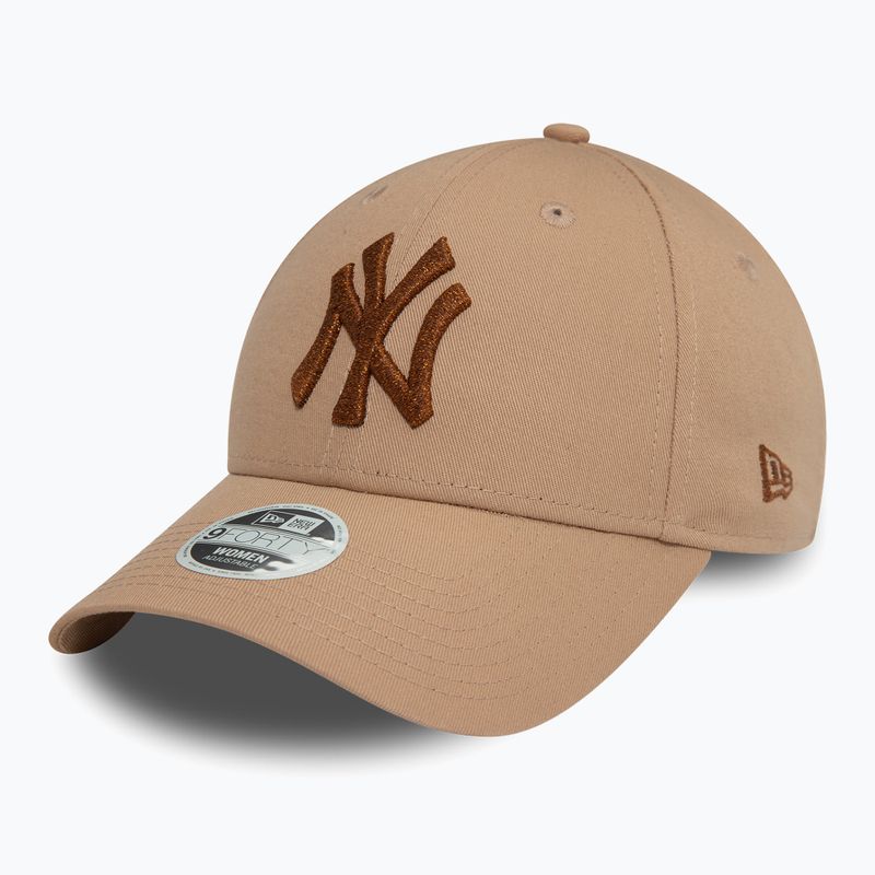 Dámska šiltovka New Era Metallic 9FORTY New York Yankees beige 2