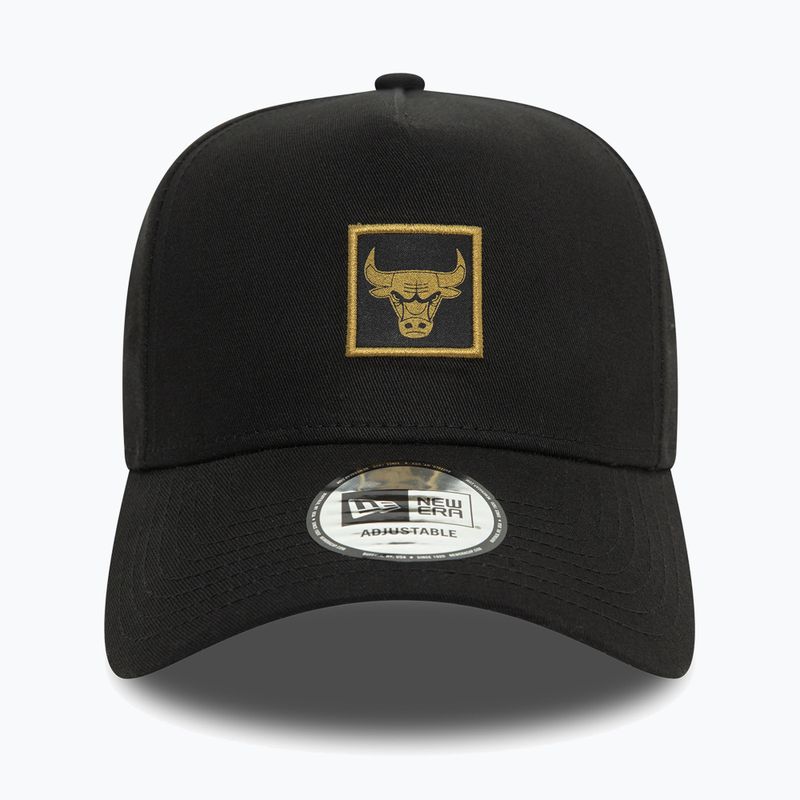Šiltovka New Era Metallic Patch Eframe 9FORTY Chicago Bulls black 3
