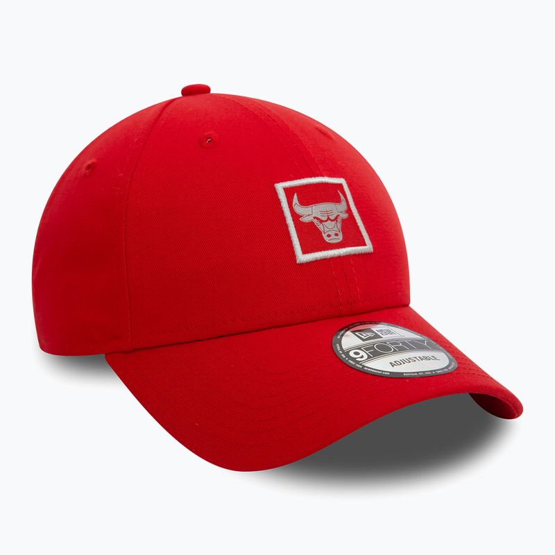 Šiltovka New Era Metallic Patch 9FORTY Chicago Bulls red