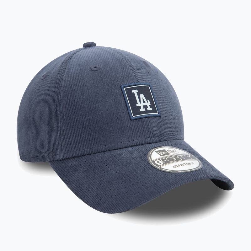 Šiltovka New Era Cord Patch 9FORTY Los Angeles Dodgers dark blue