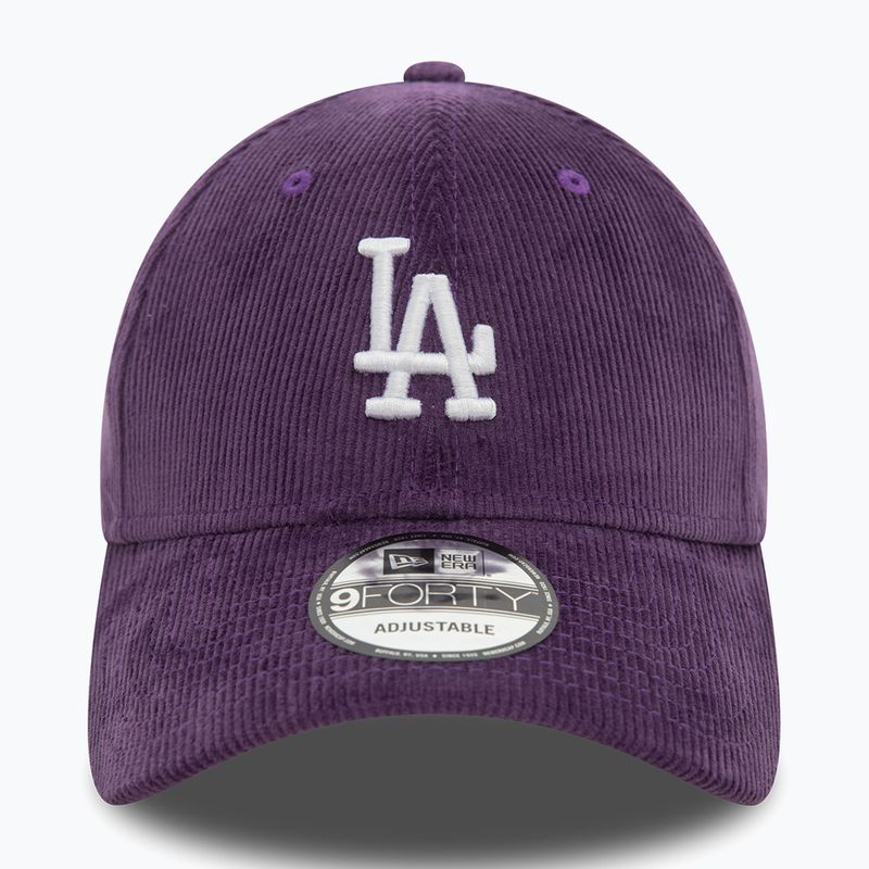 Šiltovka New Era Cord 9FORTY Los Angeles Dodgers dark purple 3