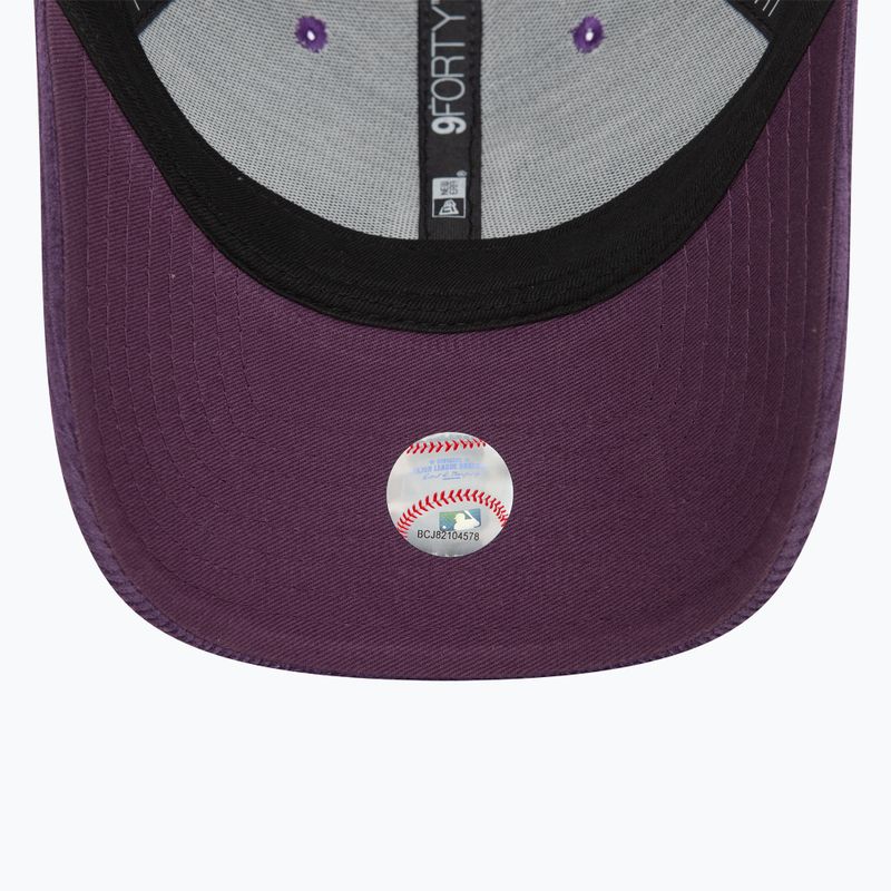 Šiltovka New Era Cord 9FORTY Los Angeles Dodgers dark purple 5