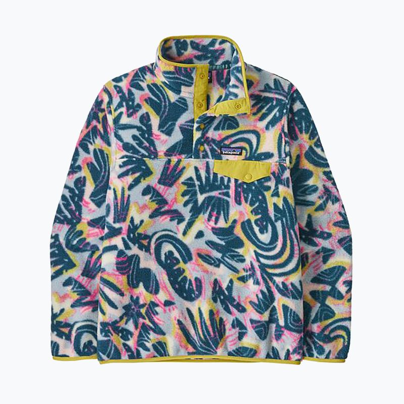 Dámska trekingová mikina Patagonia LW Synch Snap-T P/O wild botanist/tidal teal 4