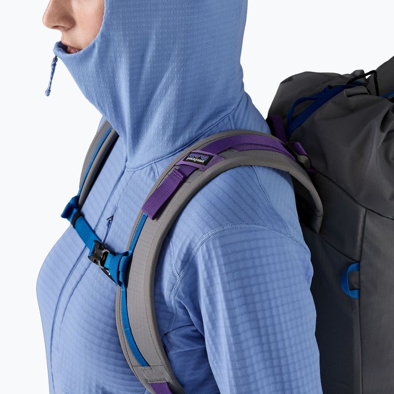 Dámska softshellová bunda Patagonia R1 Hybrid Pullover Hoody abundant blue 8
