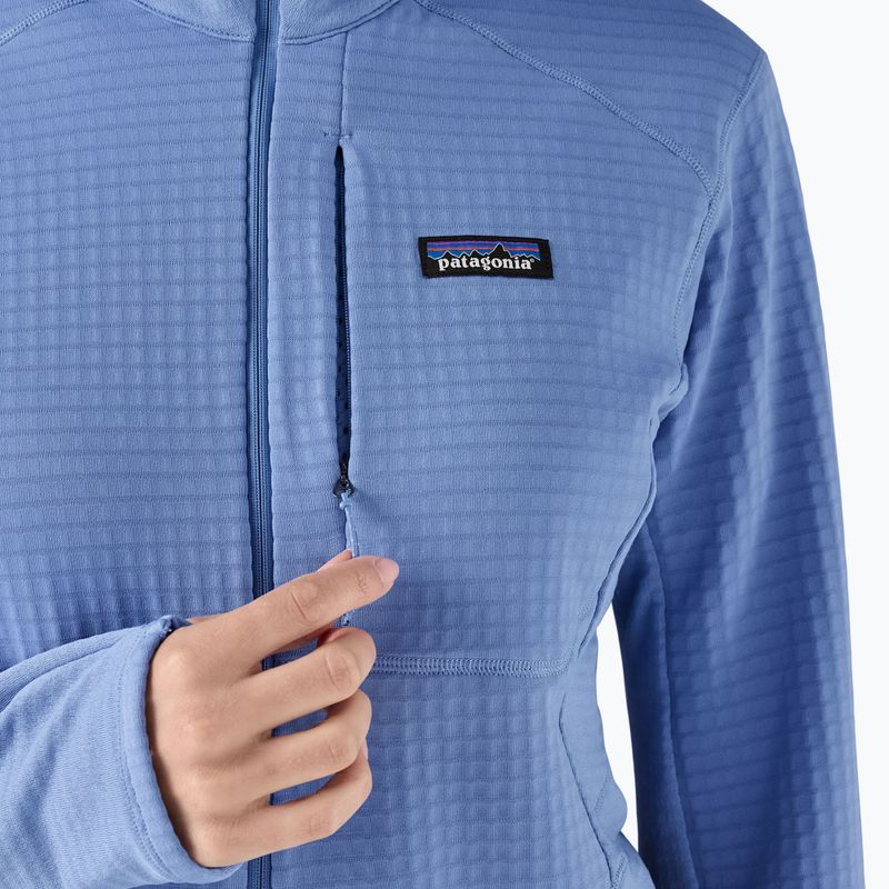Dámska softshellová bunda Patagonia R1 Hybrid Pullover Hoody abundant blue 9