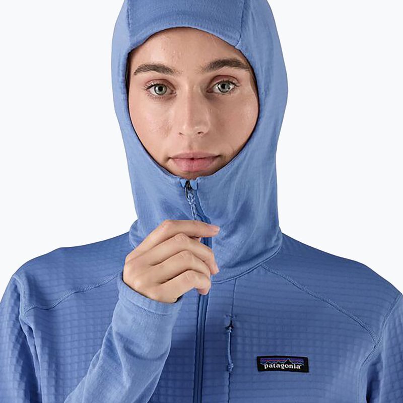 Dámska softshellová bunda Patagonia R1 Hybrid Pullover Hoody abundant blue 5