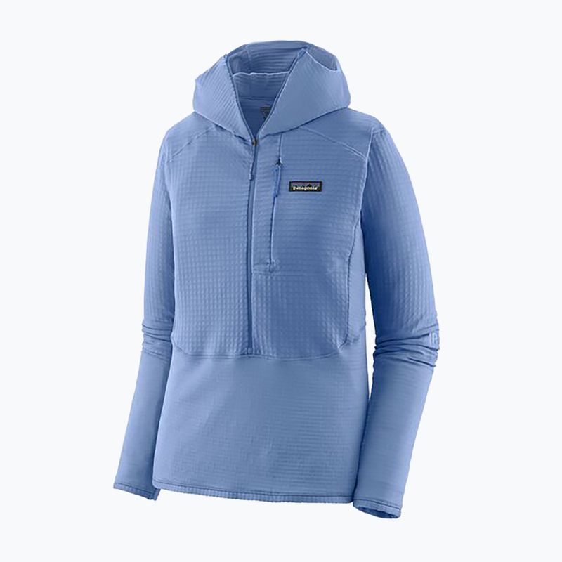 Dámska softshellová bunda Patagonia R1 Hybrid Pullover Hoody abundant blue 9