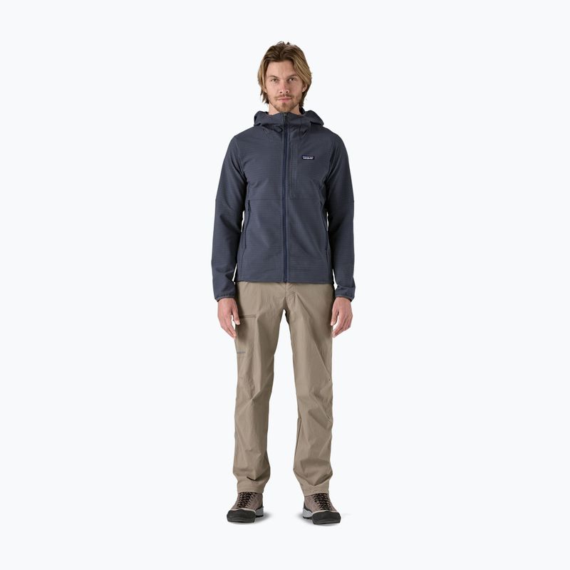 Pánska mikina Patagonia R1 TechFace Hoody smolder blue 2