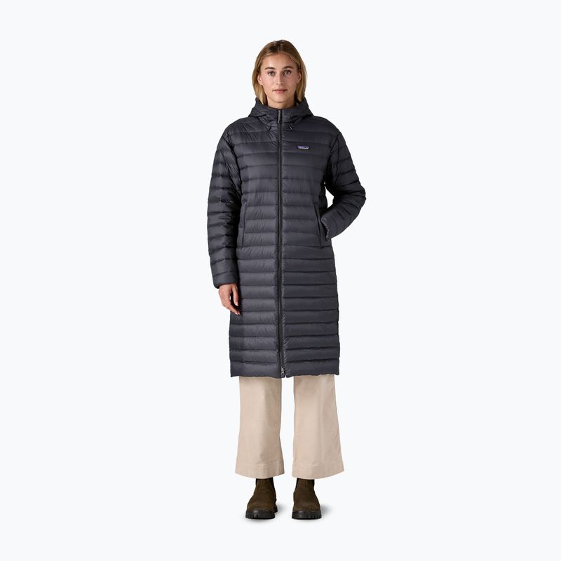 Dámsky páperový kabát Patagonia Recycled Down Sweater Parka čierny 2
