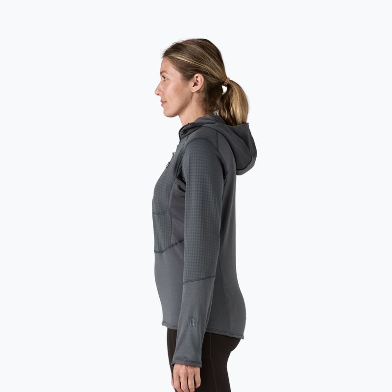 Dámska softshellová bunda Patagonia R1 Hybrid Pullover Hoody smolder blue 3