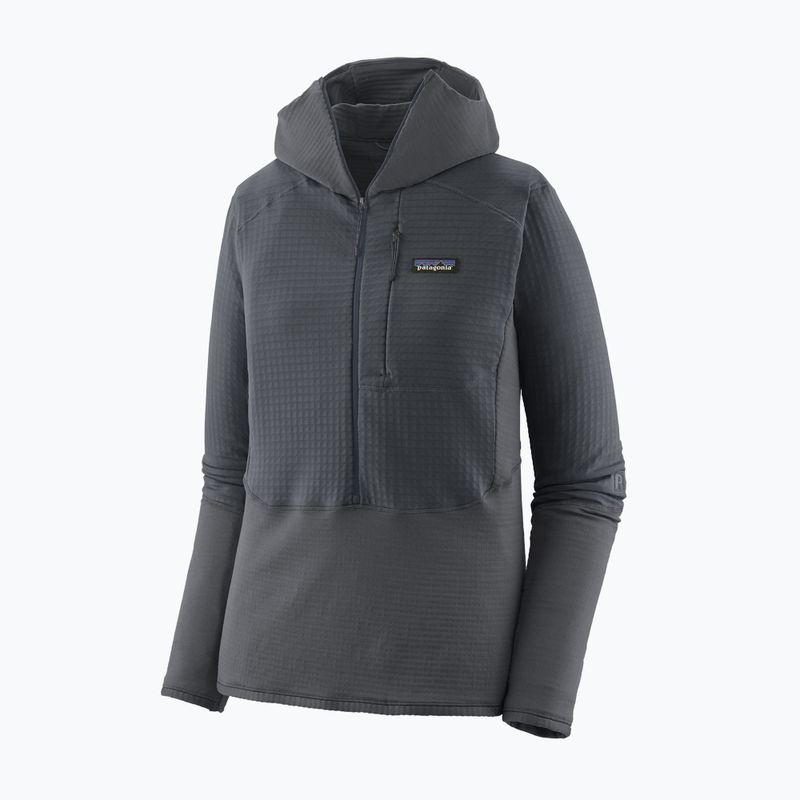 Dámska softshellová bunda Patagonia R1 Hybrid Pullover Hoody smolder blue 4