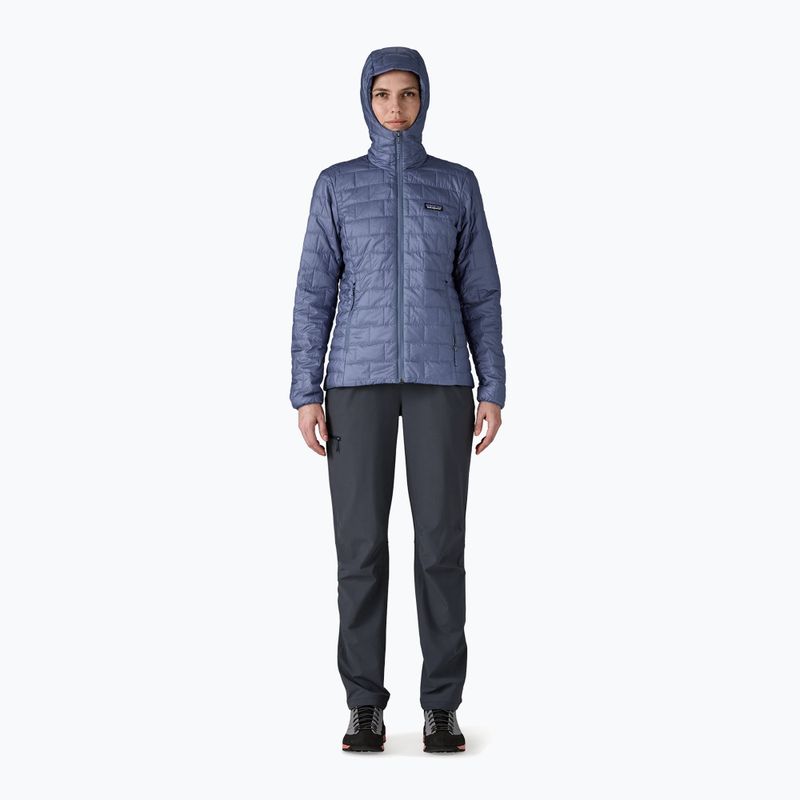 Dámska páperová bunda Patagonia Nano Puff Hoody current blue 2