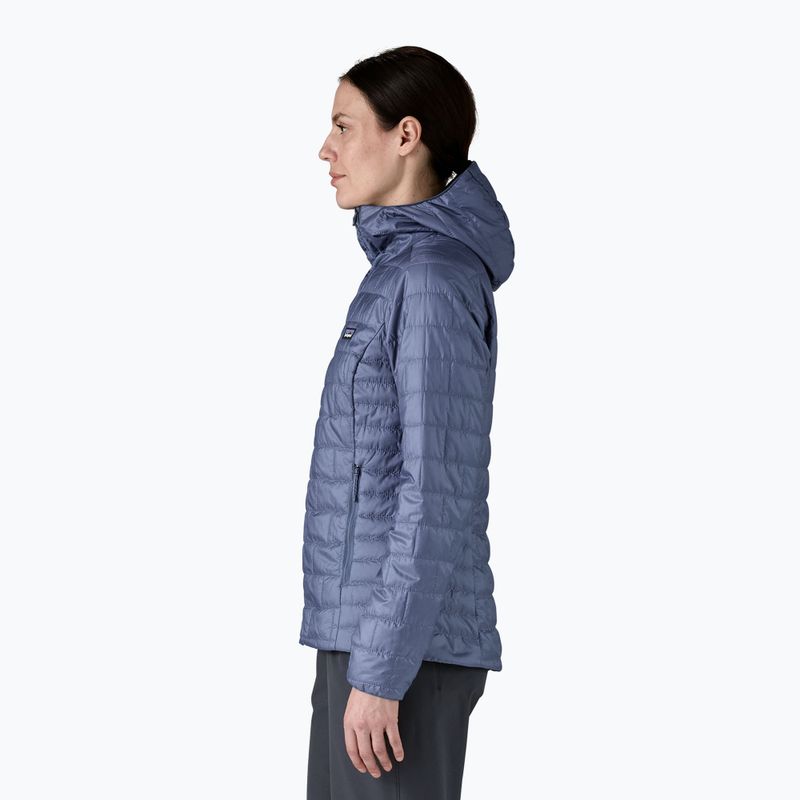 Dámska páperová bunda Patagonia Nano Puff Hoody current blue 4