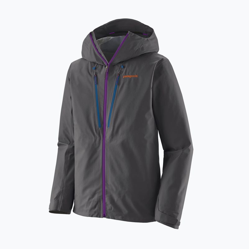 Pánska bunda do dažďa Patagonia Triolet forge grey w / p6 blue 4