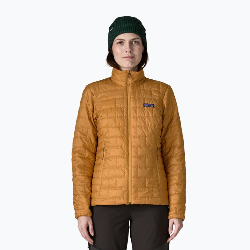 Dámska zateplená bunda Patagonia Nano Puff smolder talon gold