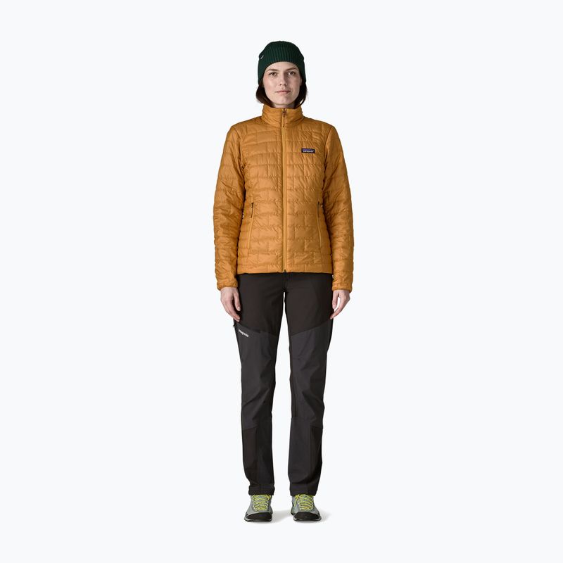 Dámska zateplená bunda Patagonia Nano Puff smolder talon gold 2