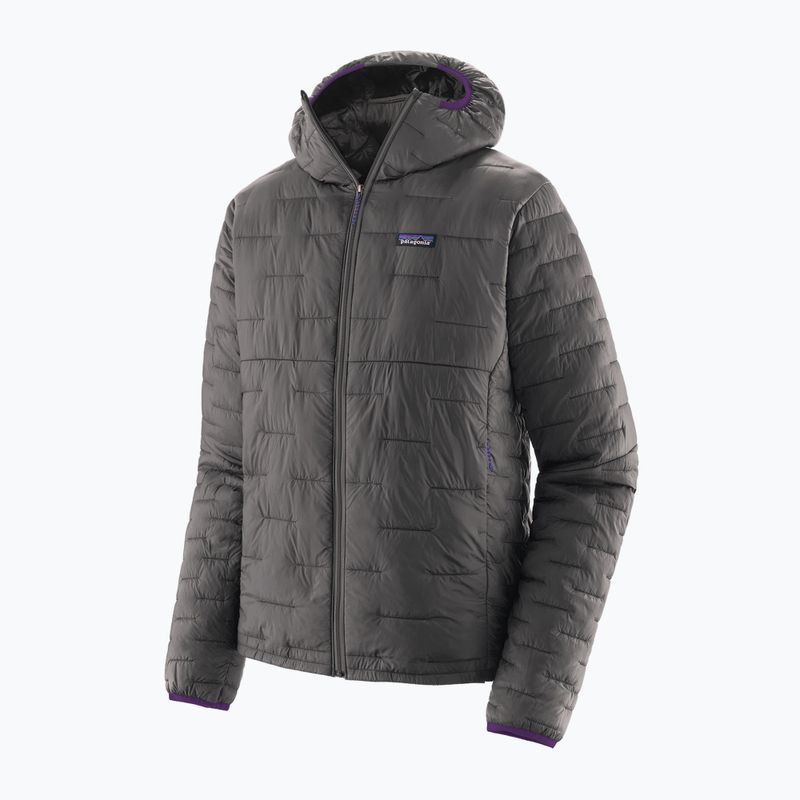 Pánska páperová bunda Patagonia Micro Puff Hoody forge grey 4