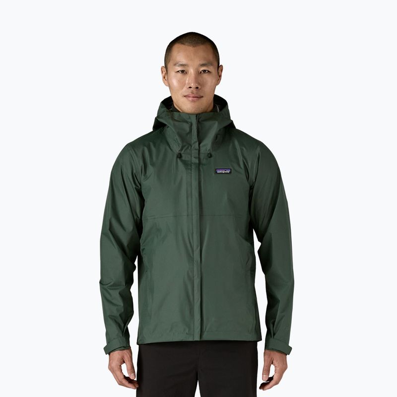 Pánska bunda do dažďa Patagonia Torrentshell 3L Rain old growth green