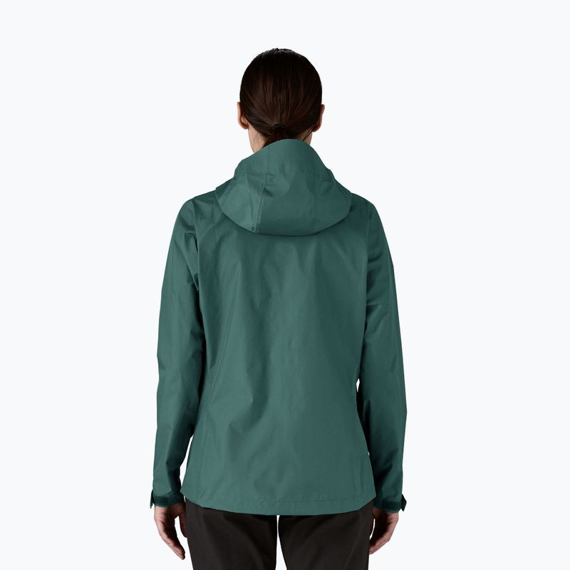 Dámska bunda do dažďa Patagonia Torrentshell 3L Rain cascade green 2