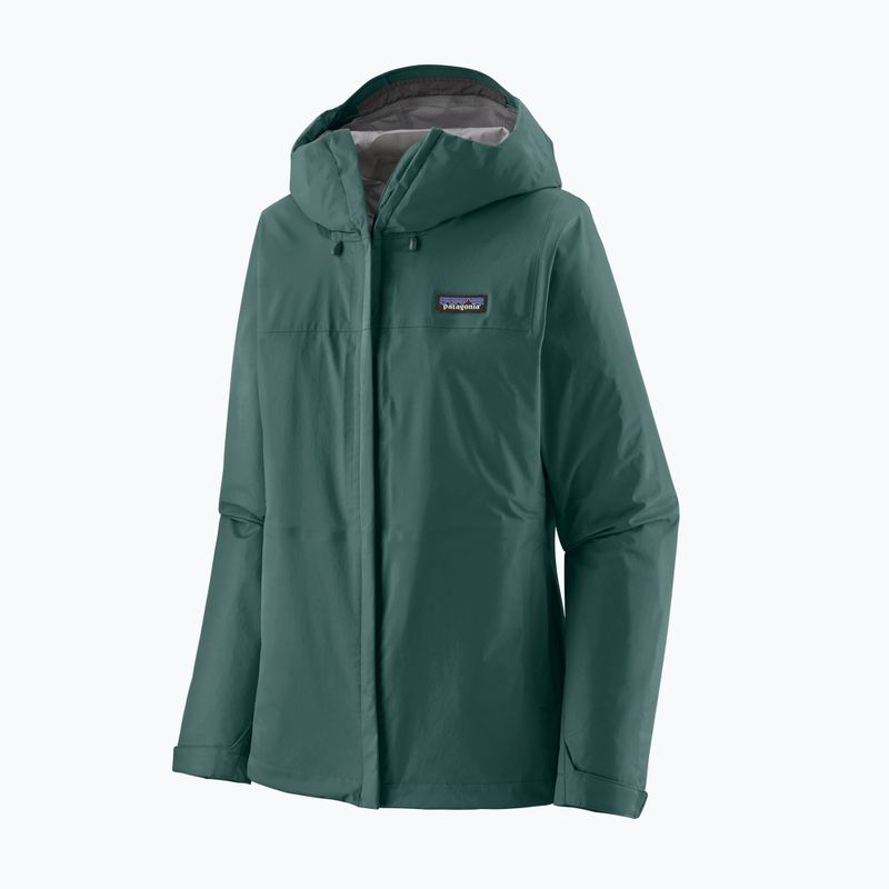 Dámska bunda do dažďa Patagonia Torrentshell 3L Rain cascade green 4