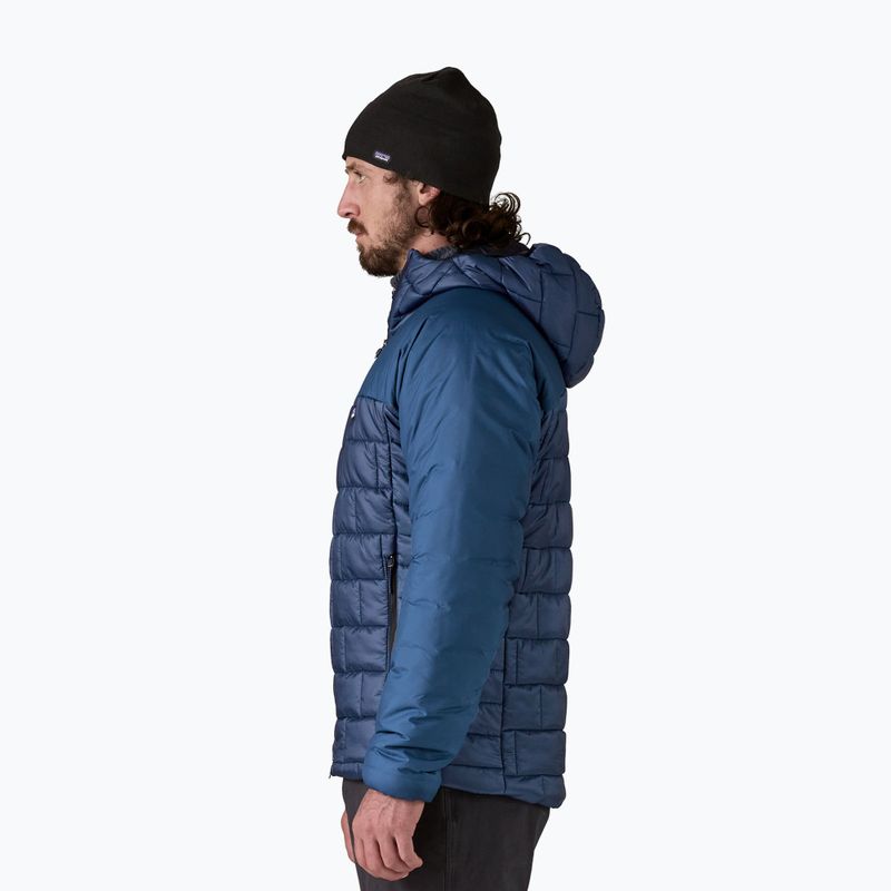 Pánska páperová bunda Patagonia Hi-Loft Nano Puff Hoody clement blue 3
