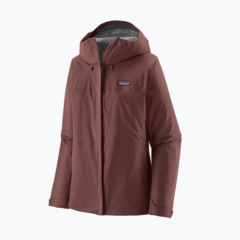 Dámska bunda do dažďa Patagonia Torrentshell 3L Rain dark ruby 3