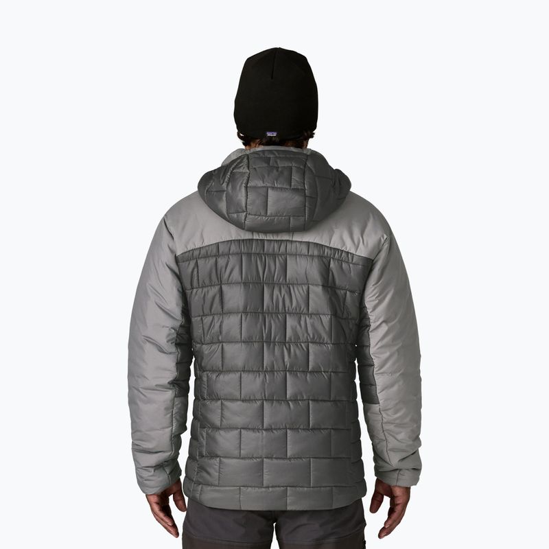 Pánska páperová bunda Patagonia Hi-Loft Nano Puff Hoody forge grey 2