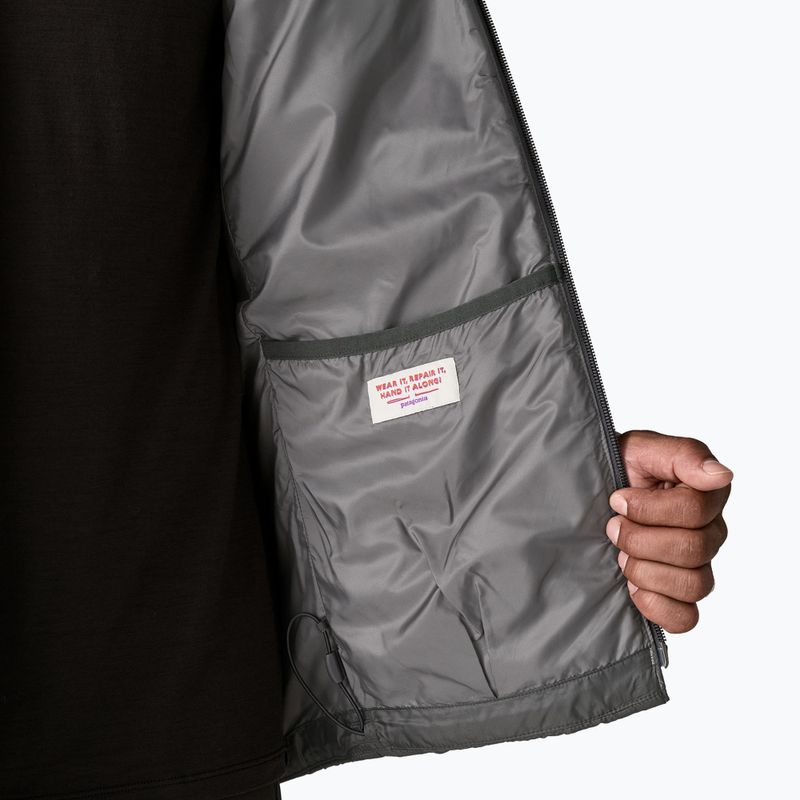 Pánska páperová bunda Patagonia Hi-Loft Nano Puff Hoody forge grey 9