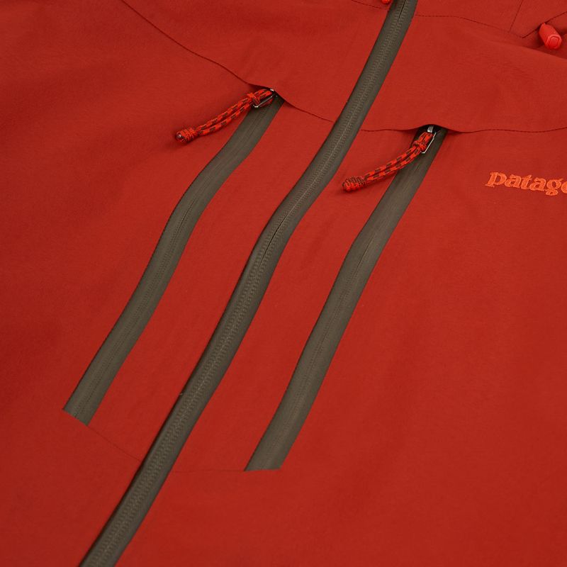 Pánska bunda do dažďa Patagonia Pluma Pro amanita red 3