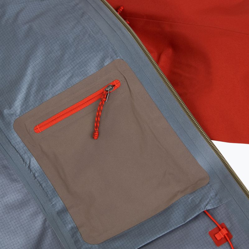 Pánska bunda do dažďa Patagonia Pluma Pro amanita red 5