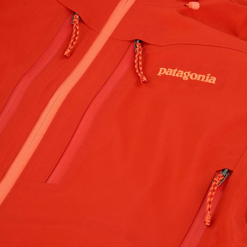 Dámska bunda do dažďa Patagonia Pluma Pro sizzle red 3