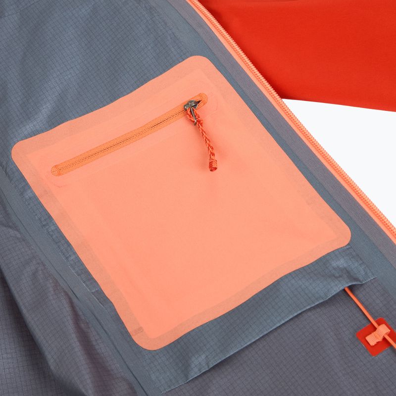 Dámska bunda do dažďa Patagonia Pluma Pro sizzle red 6