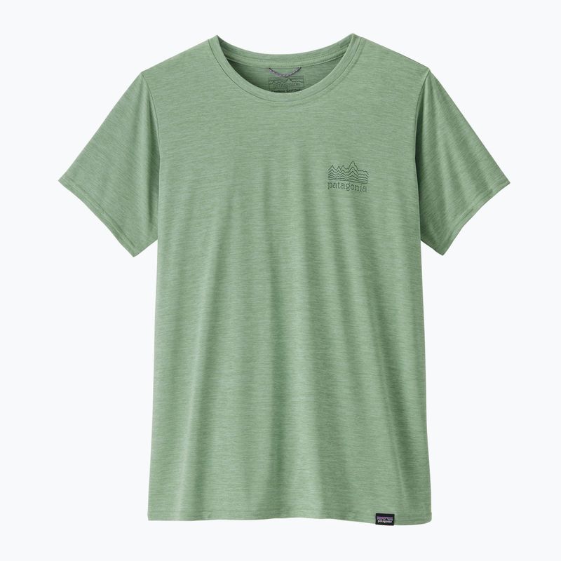 Dámske tričko Patagonia Cap Cool Daily Graphic Shirt strataspire / ellwood green x-dye 4