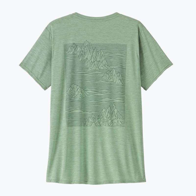 Dámske tričko Patagonia Cap Cool Daily Graphic Shirt strataspire / ellwood green x-dye 5