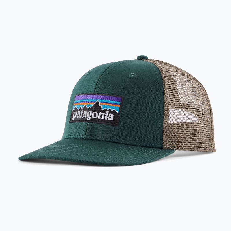 Šiltovka Patagonia P-6 Logo Trucker cascade green