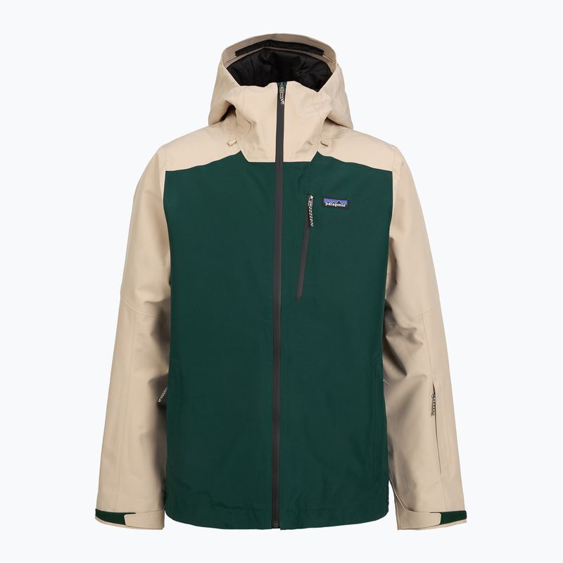 Pánska bunda do dažďa Patagonia Insulated Powder Town cascade green 3