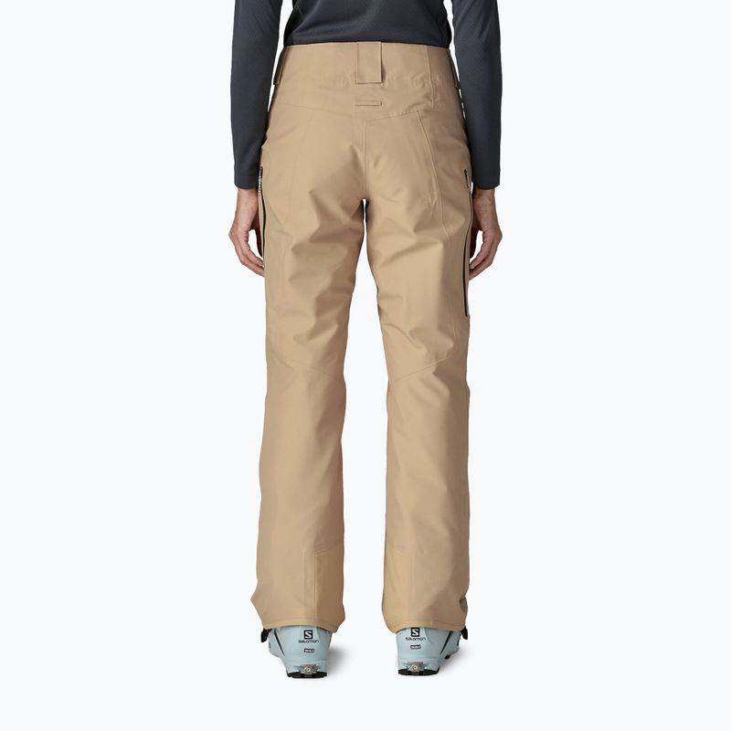 Dámske lyžiarske nohavice Patagonia Insulated Powder Town oar tan 2