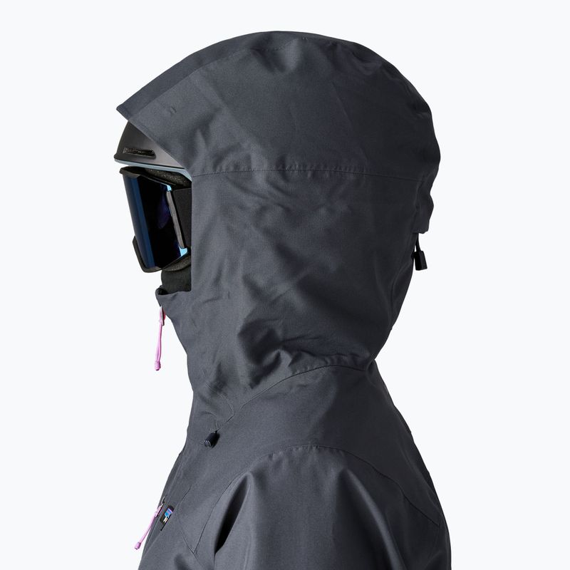 Dámska bunda do dažďa Patagonia Insulated Powder Town smolder blue w / orange peel 4