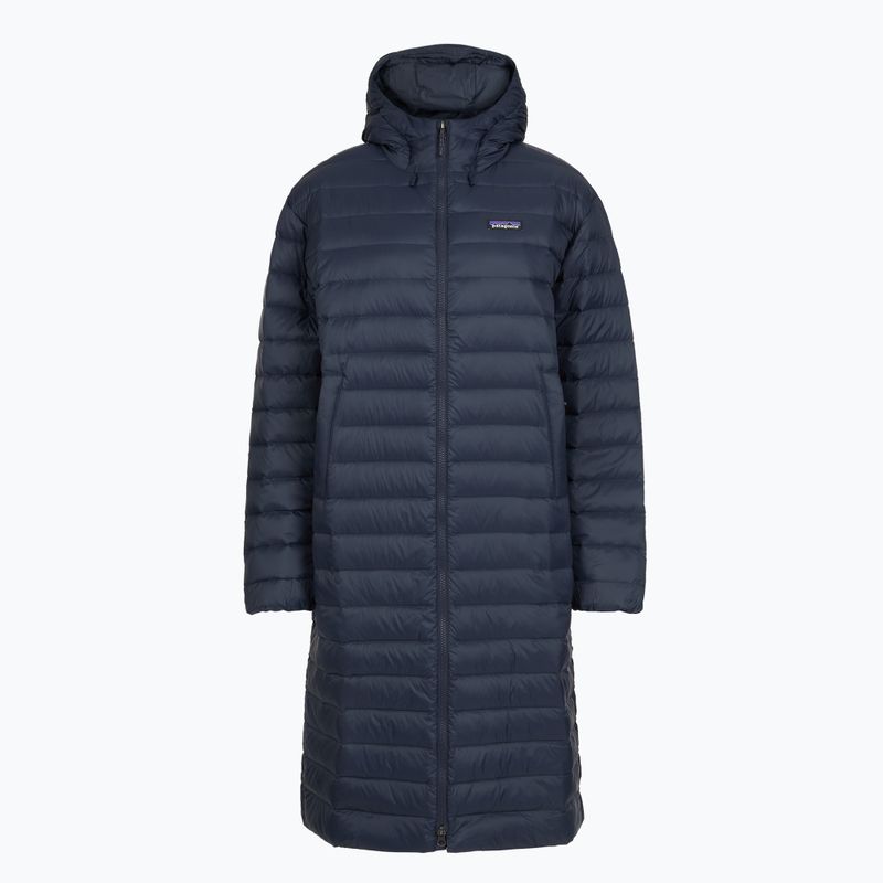 Dámsky páperový kabát Patagonia Recycled Down Sweater Parka sunken blue 2