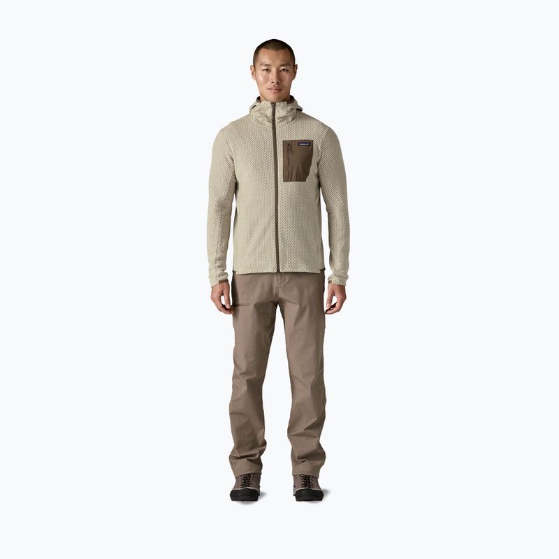 Pánska trekingová mikina Patagonia R1 Air Full-Zip Hoody pelican 2