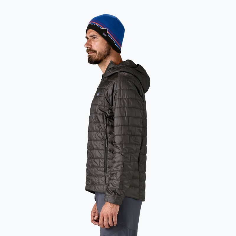 Pánska páperová bunda Patagonia Nano Puff Hoody black 4