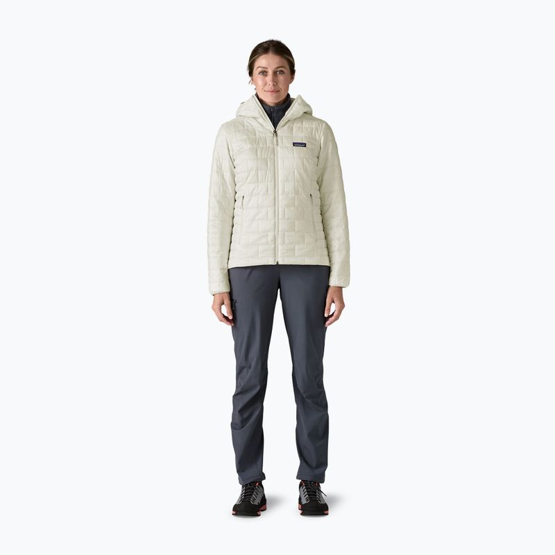Dámska páperová bunda Patagonia Nano Puff Hoody birch white 2