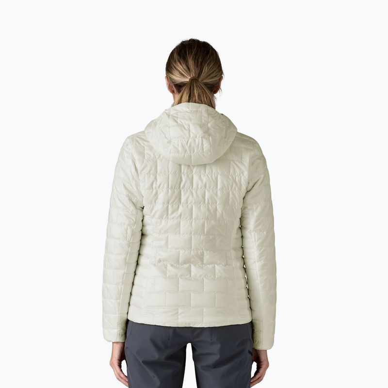 Dámska páperová bunda Patagonia Nano Puff Hoody birch white 3
