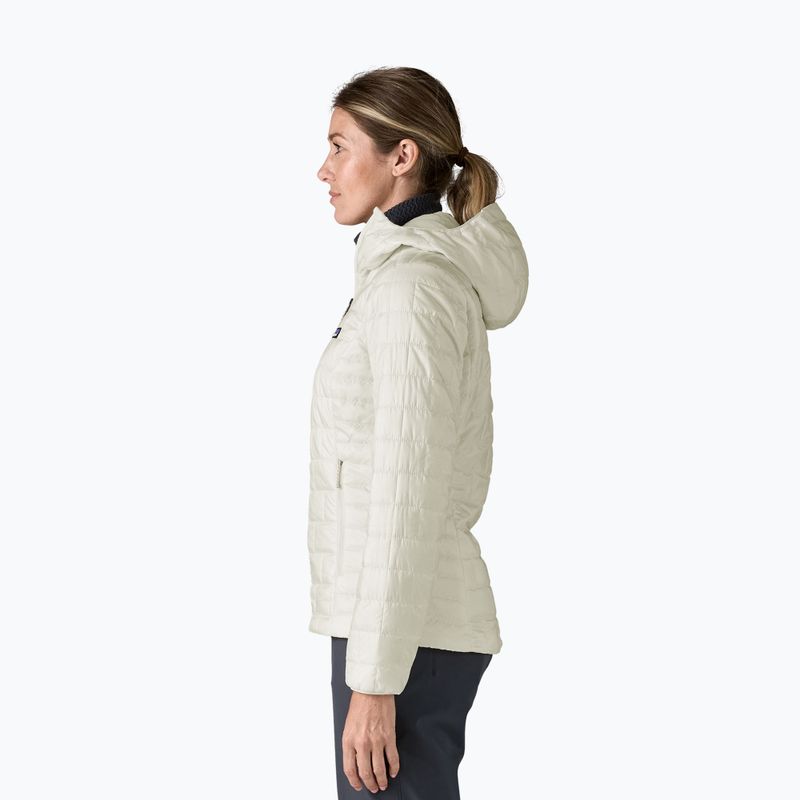 Dámska páperová bunda Patagonia Nano Puff Hoody birch white 4